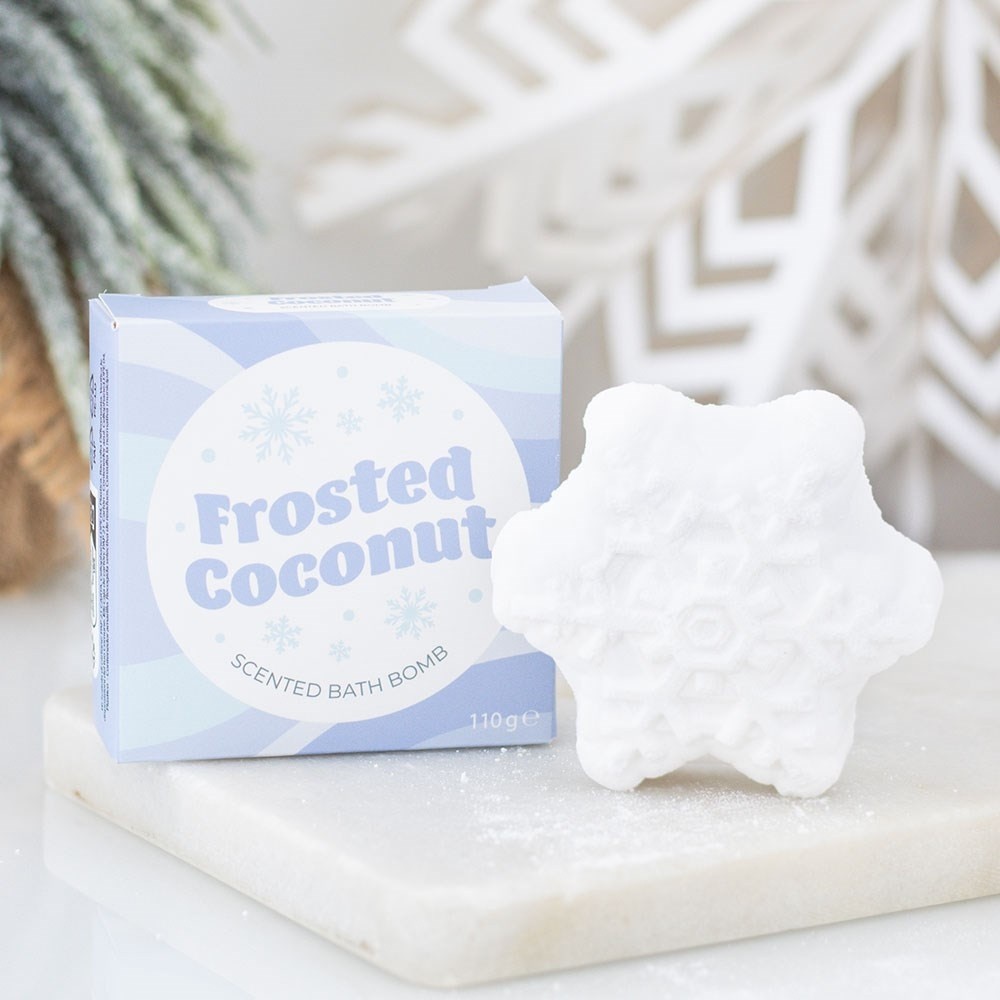 Something Different - Frosted Coconut Snowflake Bombe de bain - Multicolore